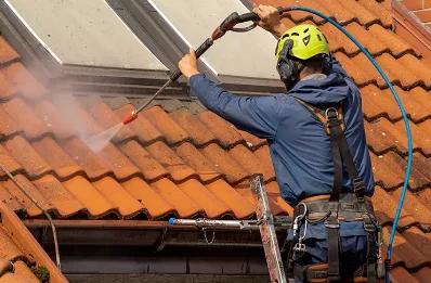 Démoussage et hydrofuge de toiture à Ploubezre